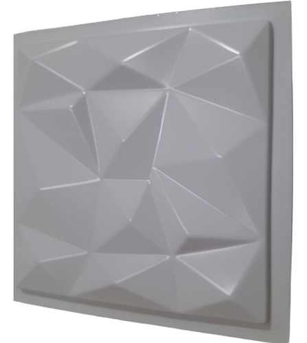 Kit 5 Forma Gesso Molde Gesso Placa Gesso 3d Diamante 29x29