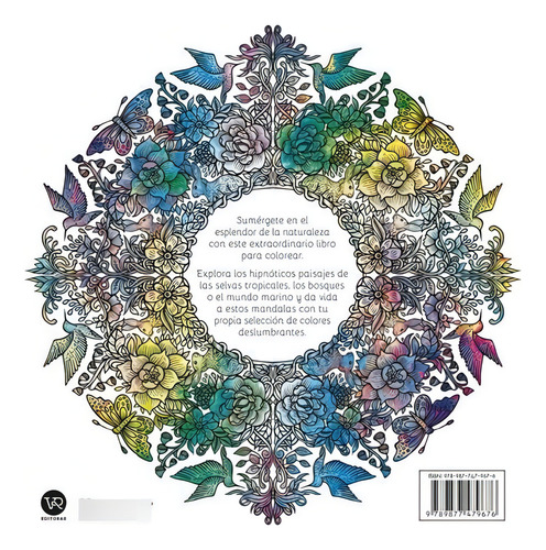 Nature Mandalas, De Melpomeni Chatzipanagiotou. Editorial Vr Editoras, Tapa Blanda En Español, 2023