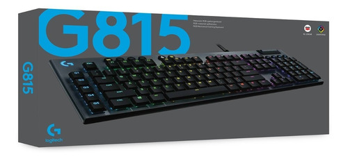 Teclado Logitech Mecanico G815 Rgb Lightsync Carbon 