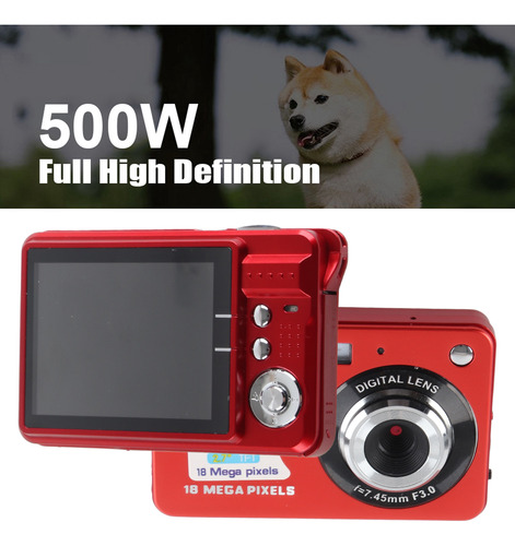 Cartão De Zoom 8x, Câmera Digital, Tela Lcd De 5 Mp E 2,7 Po