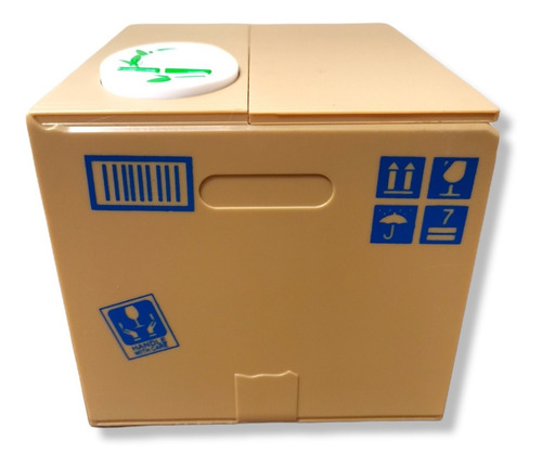 Imagen 3 de 3 de Alcancía Panda Roba Monedas Con Sonido Caja Bambú Bj108