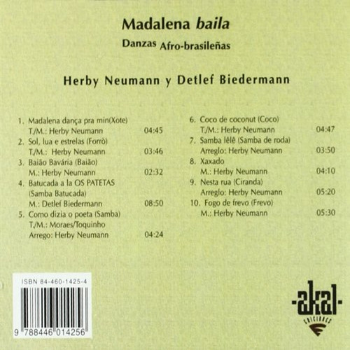 Madalena Baila, De Neumann, Herby. Editorial Akal, Tapa Blanda, Edición 1 En Español, 2000