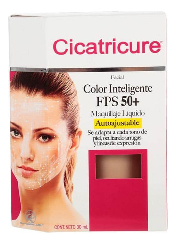 Cicatricure Maquillaje Líquido Autoajustable Fps50 30ml Autoajustable