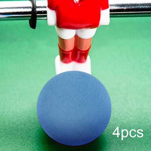 4x Bolas De Futbolín Para Juego De Mesa De Futbolín Azul