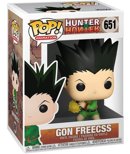 Figura De Accion Gon Freecss 651 Hunter X Hunter Funko Pop Animation 