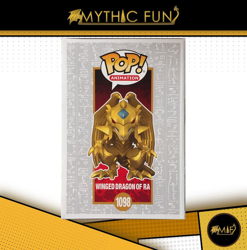 Funko Pop Yu-gi-oh! - Winged Dragon Of Ra 1098 (Usado)
