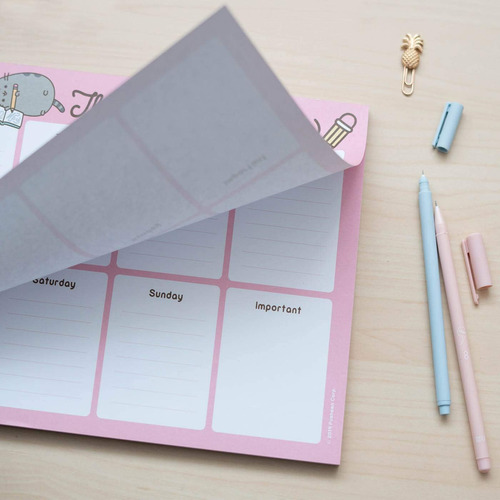 Bloc De Notas Agenda Pusheen A4, 54 Hojas Arrancables