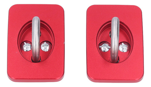 Par De Anclajes Rojos Con Amarre Rojo K-01 Gold Scales K-01,