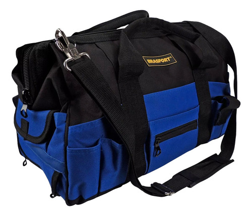 Bolsa Para Ferramentas E Acessórios Com 37 Bolsos E Zíper