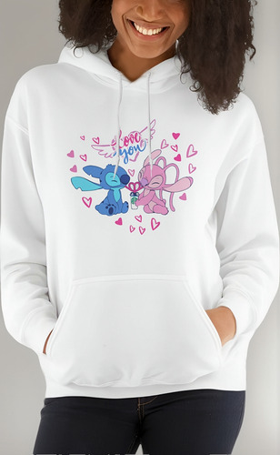 Sudadera Un Momento Especial A Tu Lado Stich Y Angel