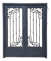 Comprar El Carreton Puerta 2 Hojas Forjada Mod Porteña 180x240 Cm