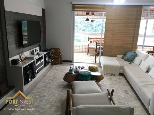 Imagem 13 de 30 de Apartamento Com 4 Dormitórios Porteira Fechada À Venda, 205 M² Por R$ 1.950.000 - Canto Do Forte - Praia Grande/sp - Ap3998