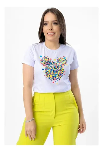 Camisa feminina cheap mickey