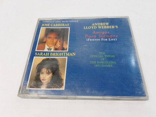 Amigos Para Siempre, José Carreras, Sarah Brightman Cd 1992