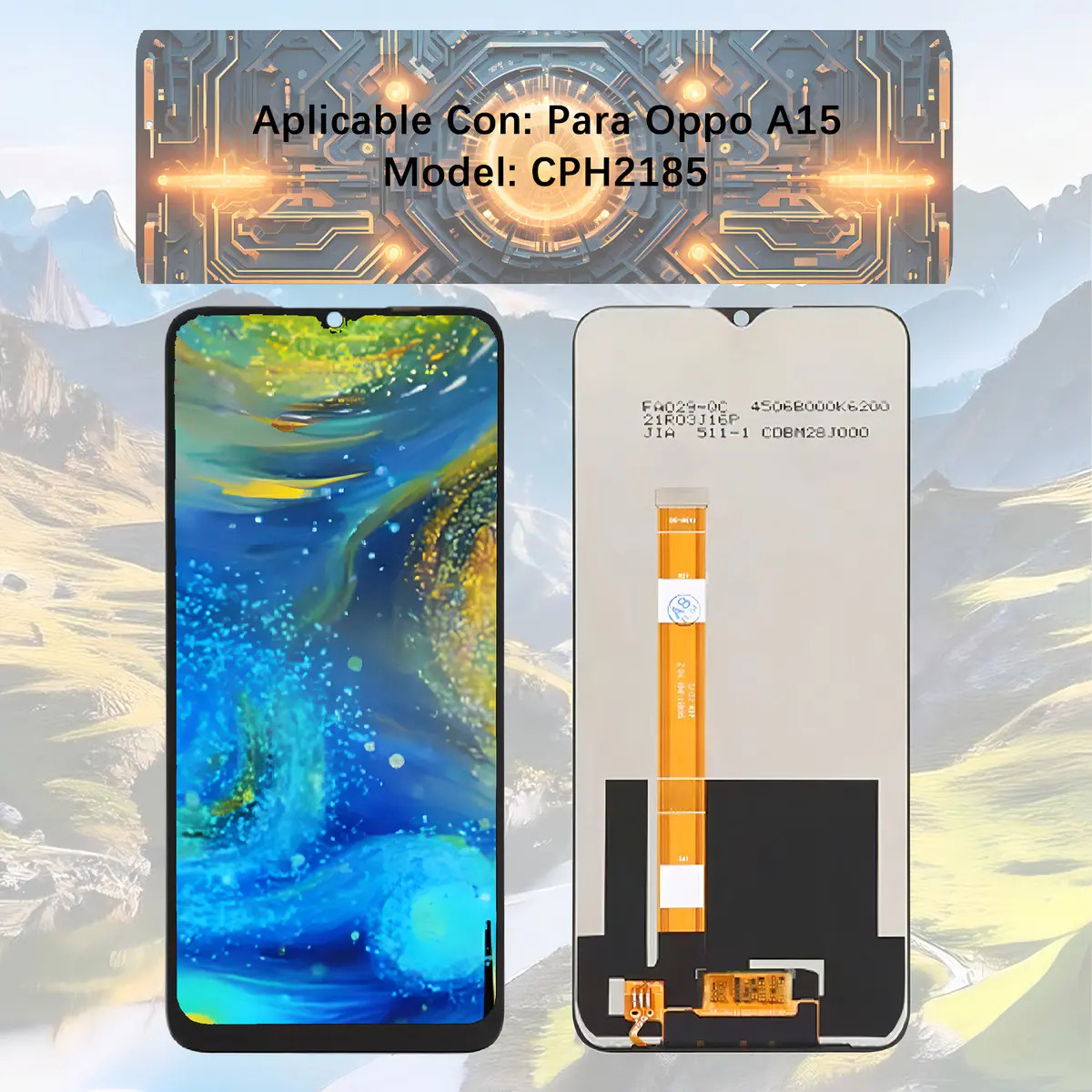 Pantalla Para Oppo A15 Cph2185 Display