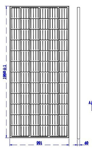 Imagen 2 de 7 de Panel Fotovoltaico Dah Solar 325 Watt, Poly 72 Celdas