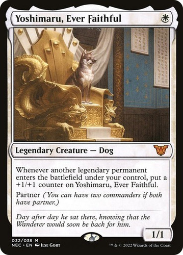 Magic Yoshimaru, Ever Faithful Kamigawa: Neon Dynasty Comman (Usado)