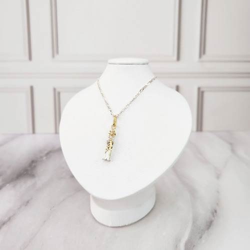 Collar Dije San Judas Tadeo Plata Ley .925 Regalo Pareja