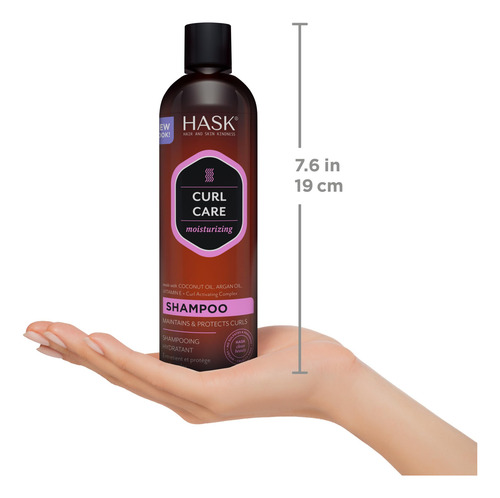 Set De ChampĂș Y Acondicionador Hask Curl Care Con Aceite De