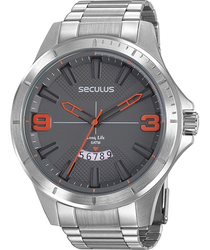 Relógio Masculino Seculus Prata 77035g0svna2