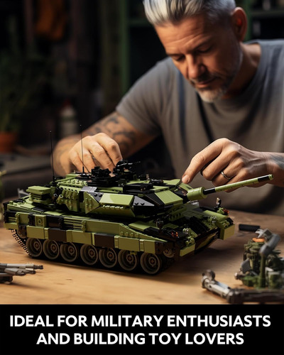 Tanque Nifeliz Leopard Ii A7, Conjunto De Construcción De Ta