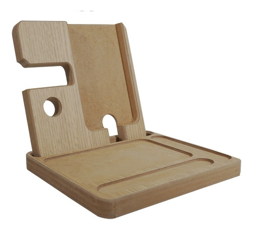 Imagen 5 de 10 de Organizador Base Celular Billetera Mesa Luz Oficina Regalo