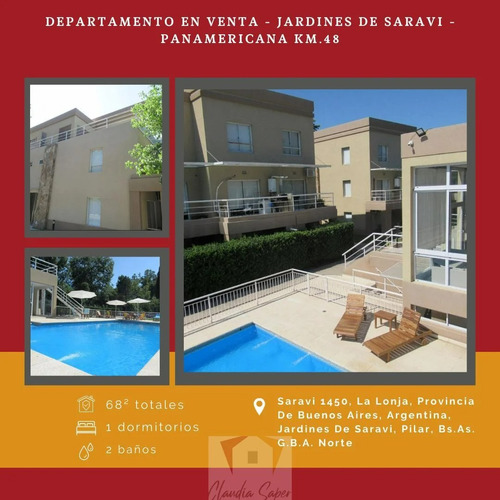 Departamento En Venta - Jardines De Saravi - Km 50 Pilar