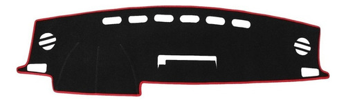 Cubre Tablero Negro Rojo Para Toyota Rav4 2013-2018