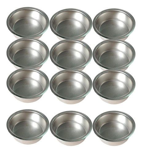 12x Vasos Para Velas De Té, Latas Vacías Para Velas De