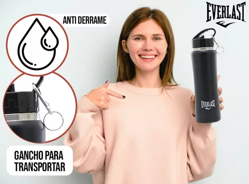 Botella Agua Everlast Plastica Pico Deportivo Gym Fit