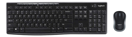 Teclado Y Mouse Logitech Inalambrico Mk270 Español