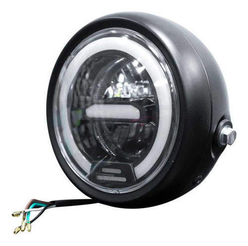 Foco Principal Para Moto Led Tipo Harley 5  Tipo Bala