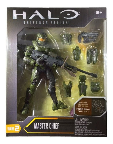 Master Chief Articulado 7¨ Wave 2 Halo Universe Series Matel