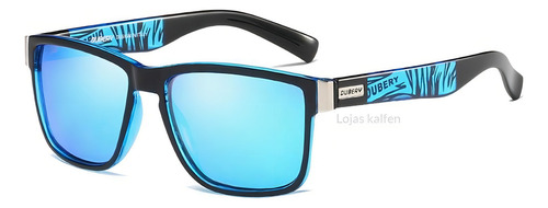 Óculos De Sol Masculino Dubery Polarizado Uv400 Azul