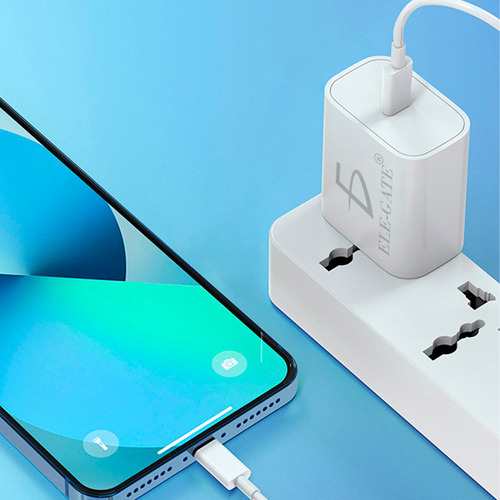 Cargador Portatil Tipo C Carga Rápida Compatible 30w T4337 Color Blanco