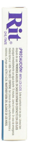 Dye Rit Powder Denim Blue 3-36 (pacote Com 6) Para Tecido De