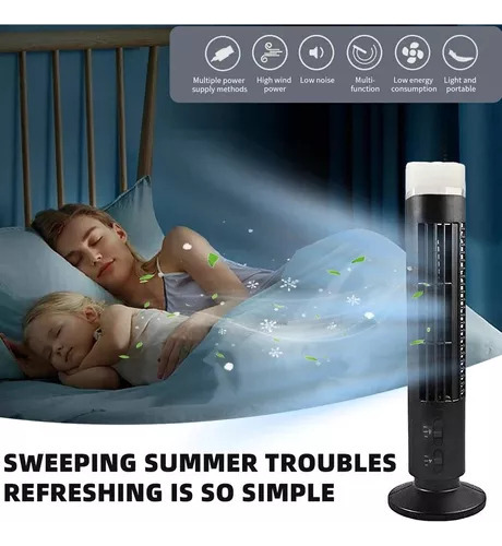 Ar Condicionado Portátil Silent Tower Column Fan Tower E
