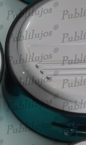 Tapa De Lujo Blanca + Aro De Acero Cromado Universal Oferta