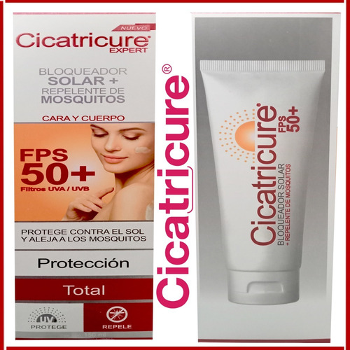 Protector Solar Cicatricure Expert Antimosquitos Fps 50 125g