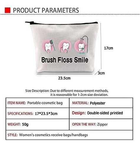 Bolsa De Maquillaje Para Viajes Dentales G2tup (cepillo,