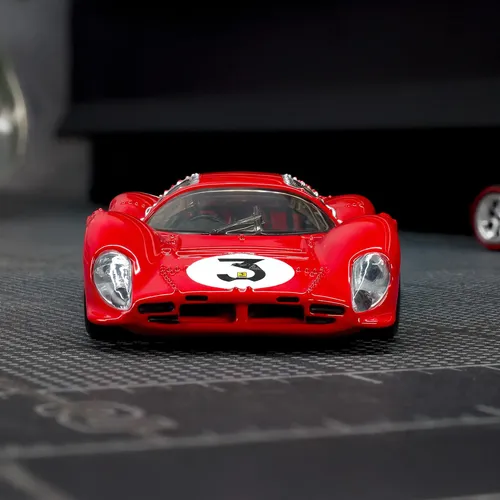 Hot Wheels Elite 64 1967 Ferrari 330 P4 Mattel Creations Red