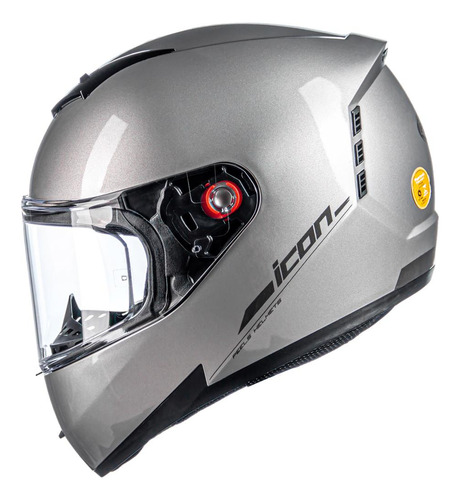 Capacete Masculino Feminino Fechado Peels Icon Prata Moto