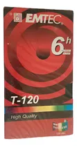 Comprar Fita Vhs Virgem Emtec T-120 ( Lacrada )
