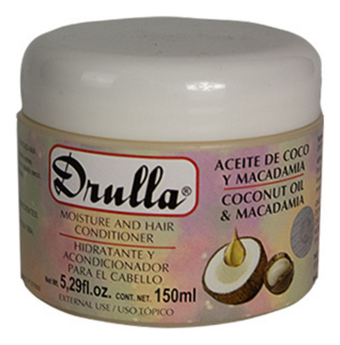 Hidratante Acondicionador Aceite De Coco Y Macadamia 150 Ml