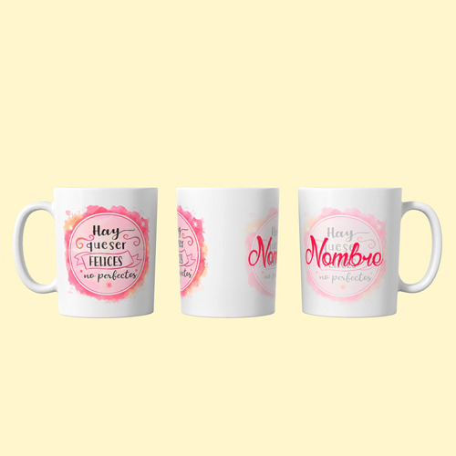 Taza Mágica Negra Con Diseño Personalizable Varios 