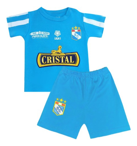 Conjunto Deportivo Para Bebé Sporting Cristal Algodon Pima
