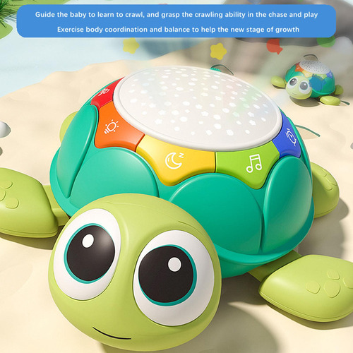 Tortuga Que Gatea, Juguetes Musicales Para Bebés, Juguete