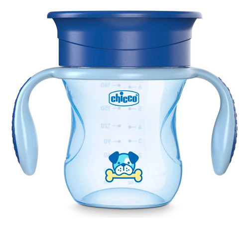 Vaso Entrenador 12m+ Perfect Cup 360° Chicco - Azul