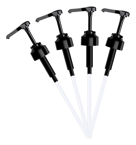 Oil Bottle Soy Sauce Bottle Press Pump Syrup Bottle 4 Pcs