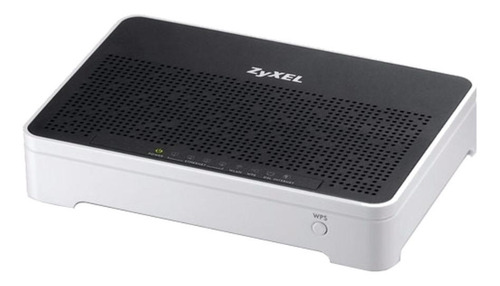 Modem roteador com wifi Zyxel AMG1202-T10B branco e preto